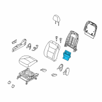 OEM Kia Sorento Heater-Front Seat Back Diagram - 883901U061