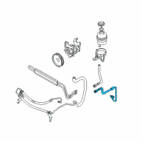OEM BMW X3 Return Pipe Diagram - 32-41-3-422-333