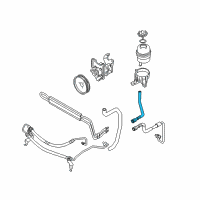 OEM 2007 BMW X3 Radiator Return Line Diagram - 32-41-3-415-038