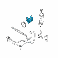 OEM 2007 BMW X3 Power Steering Pump Diagram - 32-41-3-428-010