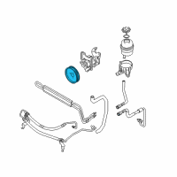 OEM BMW 525i Pulley Diagram - 32-42-7-516-848