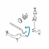 OEM 2007 BMW X3 Suction Hose Diagram - 32-41-3-415-146