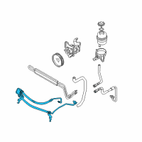 OEM BMW X3 Expansion Hose Diagram - 32-41-3-450-593