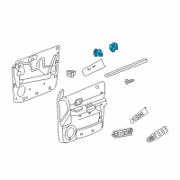 OEM 2010 Jeep Grand Cherokee Switch-Window And Door Lock Diagram - 4602786AA