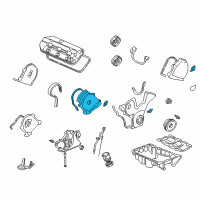 OEM Acura CL Cover Assembly, Front Timing Belt (Upper) Diagram - 11820-P8A-A00