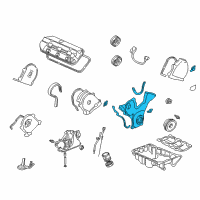 OEM Acura CL Cover Assembly, Timing Belt (Lower) Diagram - 11810-P8A-A00