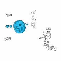 OEM 2013 GMC Yukon XL 2500 Booster Assembly Diagram - 19417216