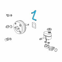 OEM 2008 Cadillac Escalade EXT Vacuum Hose Diagram - 25891352