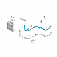 OEM 2012 BMW 550i Oil Cooling Pipe Inlet Diagram - 17-22-7-589-509