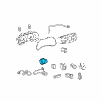 OEM 2011 Toyota Corolla Dash Control Unit Diagram - 55902-02070