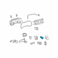 OEM 2011 Toyota RAV4 Power Switch Diagram - 89611-02073