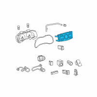 OEM 2013 Toyota Corolla Dash Control Unit Diagram - 55900-02340