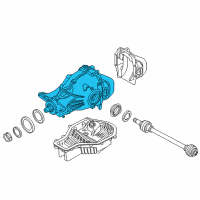 OEM 2022 BMW M550i xDrive FINAL DRIVE WITH DIFFERENTIA Diagram - 33-10-8-686-983