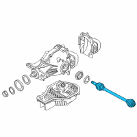 OEM 2018 BMW M5 Rear Right Cv Axle Assembly Diagram - 33-20-7-856-936