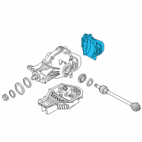 OEM 2022 BMW M5 COVER, REAR Diagram - 33-11-8-677-758