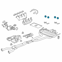 OEM 2013 Cadillac CTS Hanger Insulator Diagram - 20857446