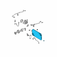 OEM 2000 Toyota Camry Condenser Diagram - 88460-06050