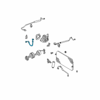 OEM 2002 Toyota Camry Discharge Hose Diagram - 88703-06100