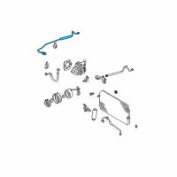 OEM 2003 Toyota Solara A/C Liquid Line Hoses Diagram - 8871006100