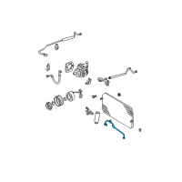 OEM 1999 Toyota Solara AC Line Diagram - 88716-06150