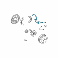 OEM 2008 Scion xD ABS Sensor Wire Diagram - 89516-52100