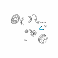 OEM 2014 Toyota Yaris Brake Hose Diagram - 90947-02E10