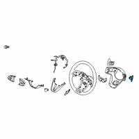 OEM Hyundai Palisade Paddle Shift Switch Assembly, Right Diagram - 96780-S8000-VCS