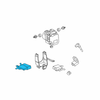 OEM 2009 Lexus IS F Computer Assy, Skid Control Diagram - 89540-53361