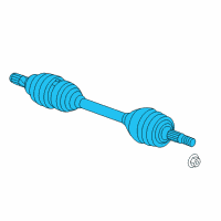 OEM Chevrolet Cruze Axle Assembly Diagram - 39092969