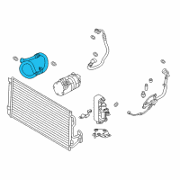 OEM 2021 BMW 230i Suction Pipe Evaporator-Compressor Diagram - 64-53-9-337-135