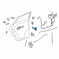 OEM 2015 Buick Encore Door Check Diagram - 42467901