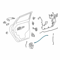 OEM 2015 Buick Encore Lock Cable Diagram - 42541073