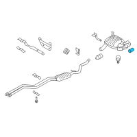 OEM BMW Tailpipe Trim Alu-Look Diagram - 18-30-7-577-998