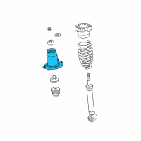 OEM 2004 Pontiac Vibe Mount, Rear Shock Absorber Upper Diagram - 88971279