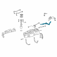 OEM 2014 Toyota Sequoia Filler Pipe Diagram - 77201-0C141