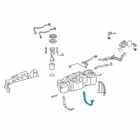 OEM 2011 Toyota Tundra Band Sub-Assembly, Fuel Diagram - 77602-0C140