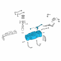 OEM 2021 Toyota Sequoia Fuel Tank Diagram - 77001-0C070
