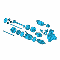 OEM 2018 Honda Fit Starter Motor Assembly (Sm-74015) (Mitsuba) Diagram - 31200-5R7-A02