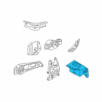 OEM 2007 Chrysler PT Cruiser Bracket-Engine Mount Diagram - 5274500AB