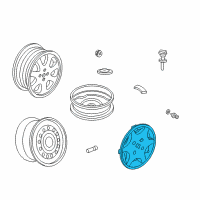 OEM 2001 Honda Civic Trim, Wheel (15X6Jj) Diagram - 44733-S5D-A11