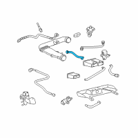 OEM 2006 Lincoln LS Tube Assembly Diagram - 3W4Z-6853-AA