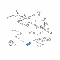 OEM 2005 Ford Thunderbird Vent Control Solenoid Diagram - XW4Z-9F945-AA