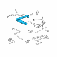 OEM 2003 Lincoln LS Tube Assembly Diagram - XW4Z-6A664-BB