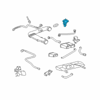 OEM 2005 Lincoln LS EGR Valve Diagram - 6R8Z-9D475-AA