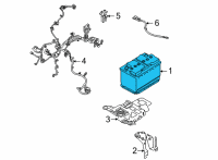 OEM Ford Battery Diagram - BHEF-48H6
