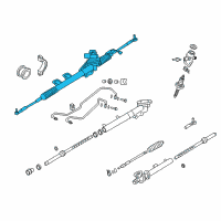 OEM 2008 Nissan 350Z Gear & Linkage-Power Steering Diagram - 49001-EV10A