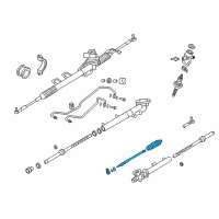 OEM 2009 Nissan 350Z Socket Kit-Tie Rod, Inner Diagram - D8521-AL500