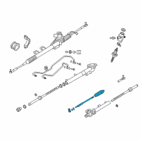 OEM 2006 Nissan 350Z Socket Kit-Tie Rod, Inner Diagram - 48521-AL686