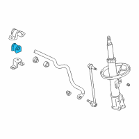 OEM 2003 Lexus RX300 Bush, STABILIZER Diagram - 48815-33060