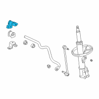 OEM 1999 Lexus RX300 Bracket, STABILIZER Diagram - 48824-33030